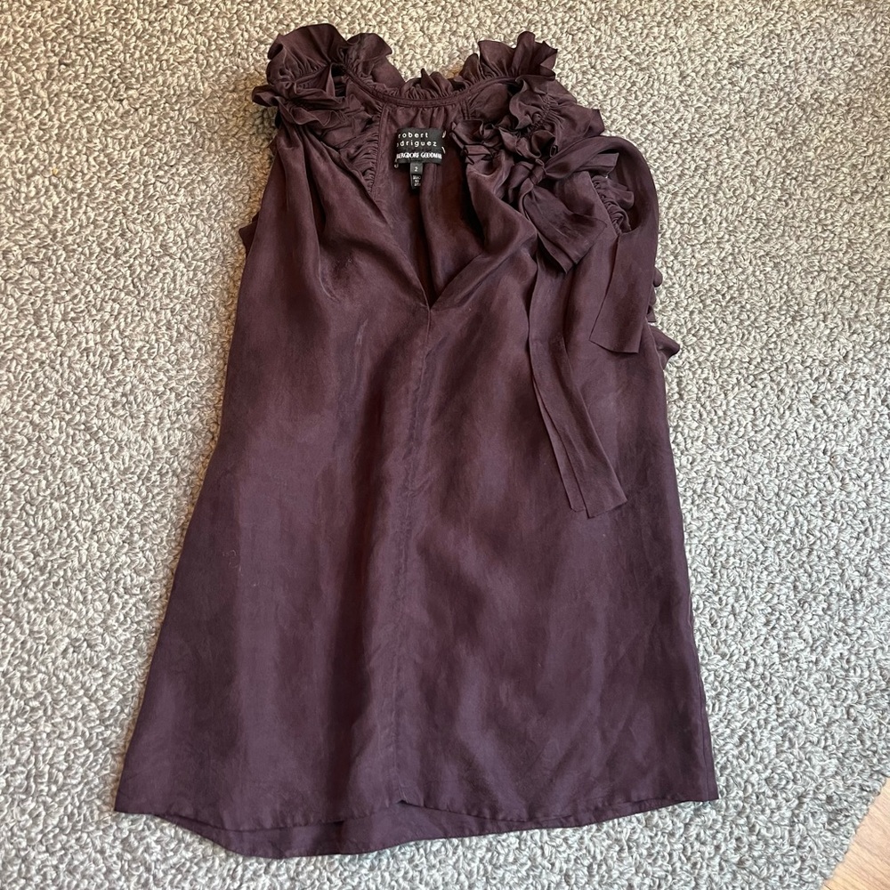 Robert Rodriquez Ruffle Top View 2
